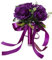 Bouquet De Mariée Bouquet De Mariage Bouquet De Mariée Tenant Des Bouquets De Fleur De Fleur De Rose Artificielle Avec Ruban Pour L'approvisionnement De Mariage Violet