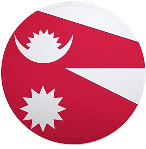 Yelolyio Nepal-Decke, doppelseitig, Nepal-Flagge, Überwurf, 150 cm, weiche Decke für Erwachsene und Kinder, Landhaus-Souvenir-Decke, großes Geschenk für Freunde, Männer, Frauen