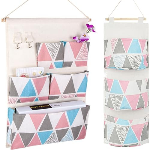 Arawat 2 St. Hängeorganizer Bad Organizer Hängend Wand Tür Hängeorganizer Camping Hängeaufbewahrung Wandorganizer Wohnwagen Hängend Aufbewahrung Tasche Schrank Wohnmobil Deko Hanging Utensilientasche