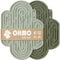OHMO Licky Mats for Dogs and Cats 2 Pcs Cactus Silicone Lick Mats with Suction Cups for Pet Anxiety Relief, Dog Slow Feeding(Cactus&Light Green)