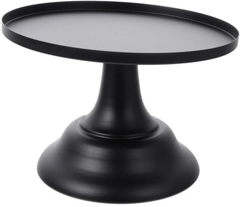 Milisten 1pc Dessert Table Pie Display Tray Footed Cake Plate Wedding Cake Display Plate Fruit Organizer Tiered Cake Stand 7 Inch Cake Stand Dessert Plate Iron Display Stands Baby Biscuit