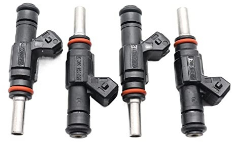 Auto Kraftstoff Einspritzdüsen 4 Stücke Auto Einspritzdüsen 0280155897 Für 3.2L V6 04-06 Für Golf Für Jetta 1.8L Turbo 06A906031S