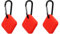 3 Pcs Silicone Protective Case for Tile Mate - Anti-Scratch Keychain Cover, Easy Installation, Portable Design, Red
