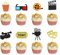 Arthsdite 24Pcs Movie Cupcake Toppers Movie Night Roll Camera Popcorn Cupcake Picks for Hollywood Theme Baby Shower Kids Birthday Party Cake Decorations Supplies