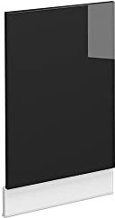 Vicco façade Fame-Line, Chêne Noir Brillant/Blanc, 45 cm, PT Marbre