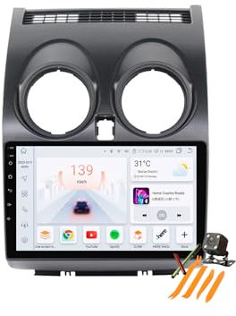 Autoradio Android 13.0 Navi 2 Din Stereo für N-issan Qashqai 2006-2015 Sat GPS Navigation 9 Zoll Cartablet DVD Multimedia Player FM BT Receiver mit Carplay 4G 5G WiFi DSP SWC,M6 pro plus3