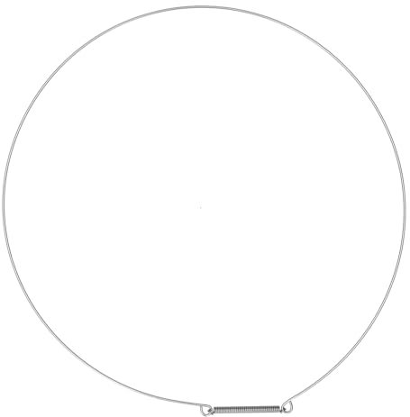 Spannring vorne für Türmanschette wie LG 2W20017C in Waschmaschine
