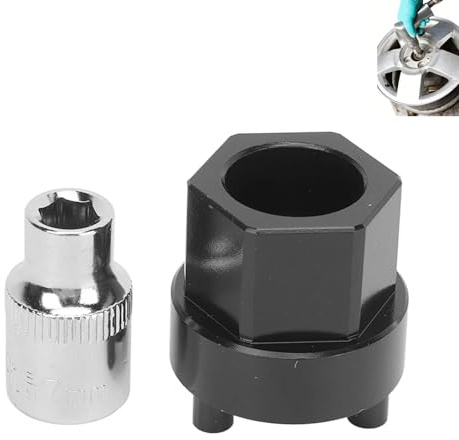 lvifloae Herramienta de extracción de Cubo de Embrague de compresor de Aire Acondicionado Extractor de Cubo de Embrague de compresor de CA con Funda de 7 mm para Cubos de accionamiento de