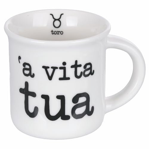 Villa d'Este Home Tivoli Kaffeebecher 90 ml Porzellan Stier S.P.Q.eRe Sternzeichen