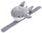 JOINPAYA Plüschring Kuscheltiere Stofftier Armband Für Animal-slap-armbänder Für Kinderarmbänder Schlagarmbänder Kinderarmband Light Grey Pp Baumwolle