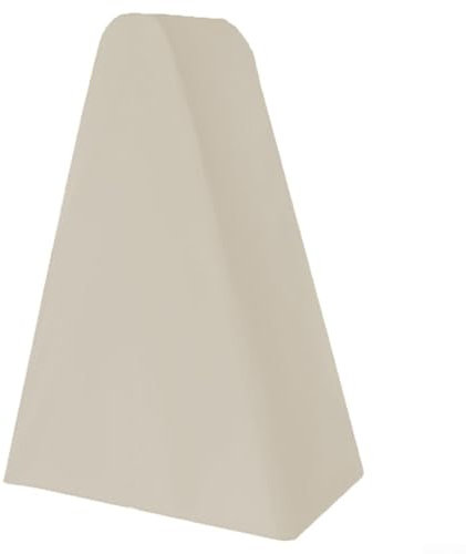 Copertura per scaletta da piscina con cerniera laterale per un facile montaggio e rimozione (metri bianco)