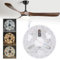 Lámpara LED Multiusos para Ventilador de Techo - 3CCT 3000K-6500K, 5.3 con Diseño de Aluminio y Compatible con Dimmers (Aplicaciones: Araña/Pared/Techo)