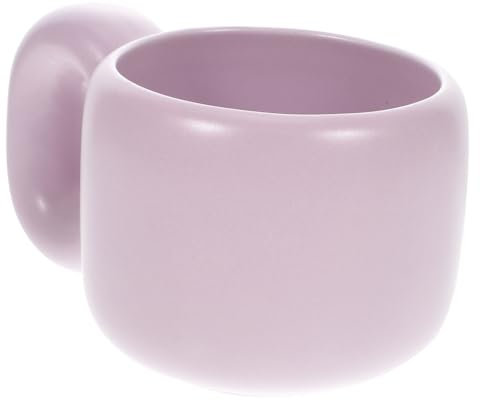 HOMOBABE Tazza Ceramica Per Caffè e Bevande Calde Design Elegante Con Manico Per Casa e Caffetterie Perfetta Per Caffè Tè e Cioccolata Calda Aromatico