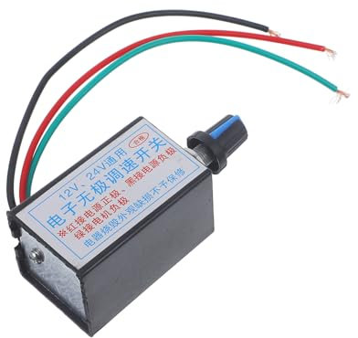 BELLIFFY Variateur De Vitesse De Moteur 12 V Cc Contrôleur De Moteur Cc Contrôleur De Vitesse 12 V Contrôleur De Vitesse De Moteur Cc Contrôleur De Vitesse De Ventilateur 12 V De