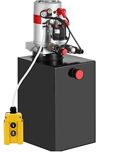 Pompa idraulica a doppio effetto per rimorchi con cassone ribaltabile, unità di demolitore di CC 12V con il serbatoio dell'olio d'acciaio, potere di sollevamento