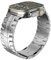 honyeuk Cinturino in acciaio inossidabile per Apple Watch Ultra2, bracciale ultra metallico per iWatch 10, 9, 8, 7 SE(Silver,S10 46mm)