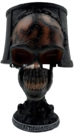 lmoikesz Skelett Halloween Dekorationen Umgebungsbeleuchtung Nachtlicht Totenkopf Palm Laterne Gothic Lampe Totenkopf Lampe Halloween Lichter