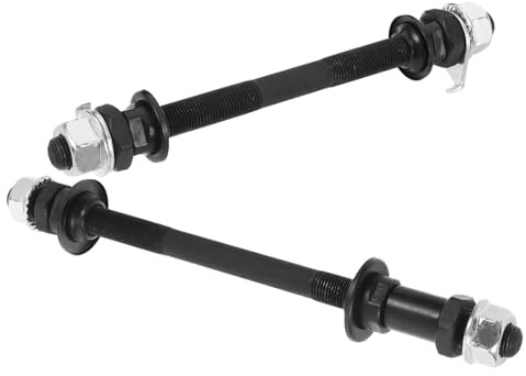 TOYANDONA Mountain Bike Front and Rear Hubs Bicycle Quick Release Lock Axle Quick Release Skewer Axle Replacement Black