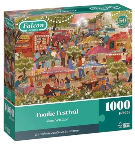 Falcon Puzzle - Foodie Festival 1000 Teile - Lernspielzeug