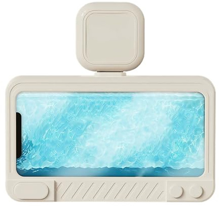 Générique Telefonhalterung für Dusche – Telefonhalterung ohne Bohren, Aqua Play PhoneHolder | Halterung für Audio, Dusche und Telefon, Halterung für Küche für Musik