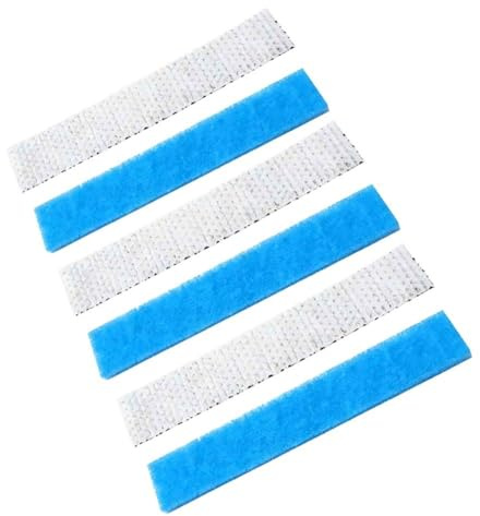 NiuLumea Set di filtri per condizionatore d'aria Mini Split per General UTR-FA16 / UTR-FA16-2 (6 pezzi 8 pezzi), spugna ad alta densità, per rete pre-filtro, blu bianco