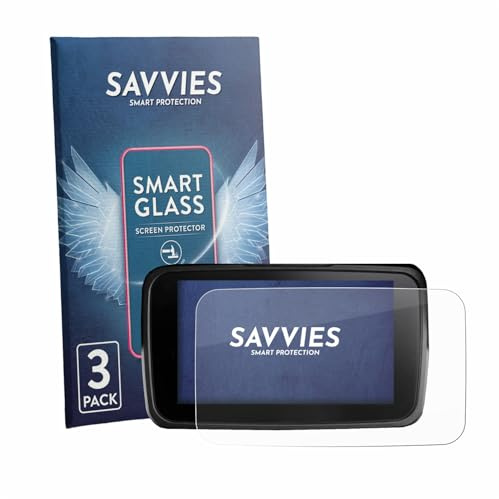 Savvies Schutzglas für Kymco CV3 575 2026 | 3 Stück Transparenter Displayschutz Made in Germany Panzer Schutz Glas 9H Schutzfolie HD Klar Blasenfrei Einfache Montage