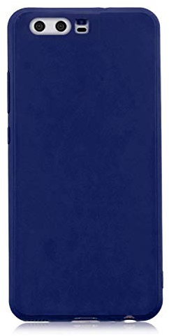 cuzz Kompatibel mit Huawei P10 Hülle Case Silikon Schutzhülle Handyhülle,Outdoor Stoßfest Schutzhülle Schmaler Telefonschutz,Staub und Scratch-Stoßfest-Navy