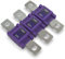 AUPROTEC Mega Hochstromsicherung Schraubsicherung 80A - 500A Auswahl: 400A Ampere violett, 3 Stück