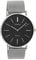 Oozoo Vintage Herrenuhr mit Edelstahl Milanaiseband 44 MM Schwarz C9895