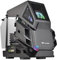 Thermaltake AH T200 Black | Micro-ATX-PC-Gehäuse | 2 x gehärtetes 3mm Glasseitenteil | Helikopter-Design | schwarz, CA-1R4-00S1WN-00