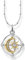 Thomas Sabo Damen Halskette mit Mond und Stern Anhänger 925er Sterlingsilber 750er Gelbgold Vergoldung mit Zirkonia, Länge: ca. 38cm - 42cm, SCKE150285