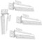 UTIZ Integrated Fridge Door Slide Mounting Universal Bracket Fixing Kit Pack of 4