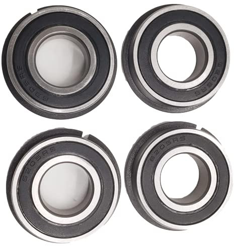 4pcs Front Wheel Bearings for John Deere AM102888 AM131046 AM137758, Gravely 05435700 and More