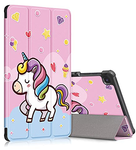 TOPCASE Case Compatible With Samsung Galaxy Tab A7 Lite 8.7 2021 SM-T220/SM-T225 Tablet Cover-Ultra Slim Lightweight Stand Magnetic Shell,Unicorn