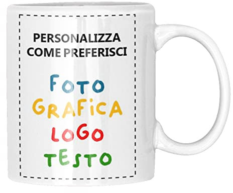 Generico Mug Personalizzata Tazza Personalizzabile Idea Regalo Natale Festa Della Mamma Papà San Valentino