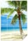 GRAZDesign Fliesenaufkleber Bad Motiv Palme, Klebefliese selbstklebend und wasserfest - Bild: 70x105cm (BxH)