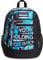 Seven Rucksack, Backpack für Schule, Uni & Freizeit, Geräumige Schultasche für Teenager, Mädchen, Jungen, Gepolsterter Schulranzen; mit Laptopfach -Advanced DRIPPED BOY, blau