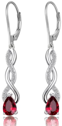 Ohrringe Hängend Lange Ohrringe Silber Hängend Damen Ohrhänger Silber Infinity Unendlichkeit