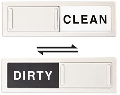CONMOTO Dishwasher Magnet Clean Dirty Schild, Clean Dirty Magnet für Geschirrspüler, Küche und Geschirrspüler, Magnete, starke Magnete, schmutziger Spülmaschinenmagnet mit 2 doppelseitigen Aufklebern
