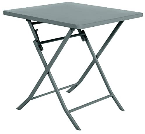 Hespéride - Quadratischer Klappbarer Gartentisch Greensboro Jadegrün - 2 Sitze - Jadegrün