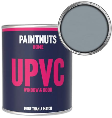 Paintnuts UPVC Window & Door Paint - RAL-7001 - SILVER GREY Gloss 2.5 Litre Tin
