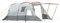Outsunny 6-8 Person Tunnel Tent, Camping Tent with Bedroom, Living Room, Sewn-in Floor, 3 Doors and Carry Bag, 2000mm Water Column for Fishing, Hiking, Sports, and Traveling, Grey