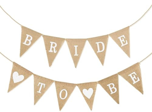 qingmeng Bride To Be Girlande, JGA Deko Frauen Boho, Bride To Be Banner Deko, Junggesellinnenabschied, Wimpelkette Hochzeit, JGA Accessoires Frauen