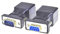 SHANFEILU Adaptador serie RS232 DB9 a RJ45 DB9 macho a RJ45 hembra y DB9 hembra a RJ45 hembra acoplador serie LAN Ethernet Cat5e Cat6 adaptador extensor 2 piezas