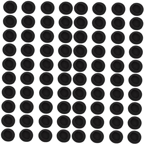 Hemobllo 80pcs Earbud Earpad Cushion Replacement Sponge Cover for Headphones Soft Earpad Covers Fit for Bose Comfortable Sleep