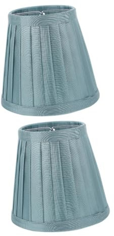 Hemobllo 2 Stk Lampenschirm Aus Stoff Schreibtisch-dekor Schreibtischzubehör Leuchter Kandelaber-lampenschirme Moderner Lampenschirm Wohnkultur Mädchen Hardware Stehlampe Aufsteckbar