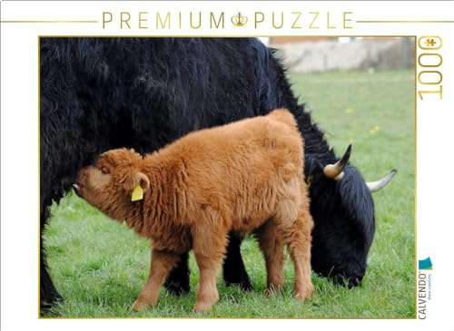 CALVENDO Puzzle Das hungrige Jungtier schätzt Nicht nur den Schutz durch die Mutter, sondern auch ihre Milch. | 1000 Teile Lege-Größe 64 x 48 cm Foto-Puzzle für glückliche Stunden