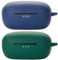 Accdeny Compatible for earFun Air Pro 3 Headphone Case, [Supports Wireless Charging] [Shockproof Protective Case] Silicone Headphone Case (Blue-Green)