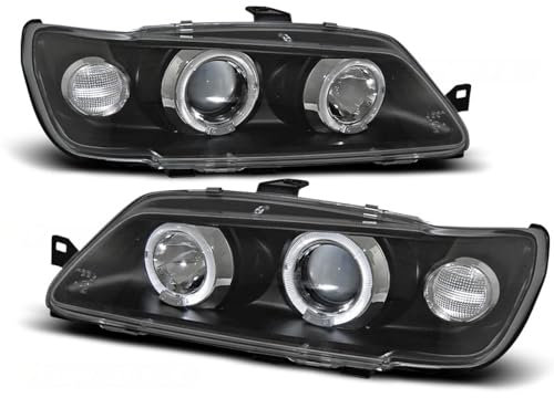 Tuning-Tec Angel Eyes LED Scheinwerfer Set in schwarz für Peugeot 306 02.1993-04.1997