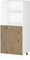 Vicco Oven housing cabinet Raul, Artisan oak/White, 60 cm